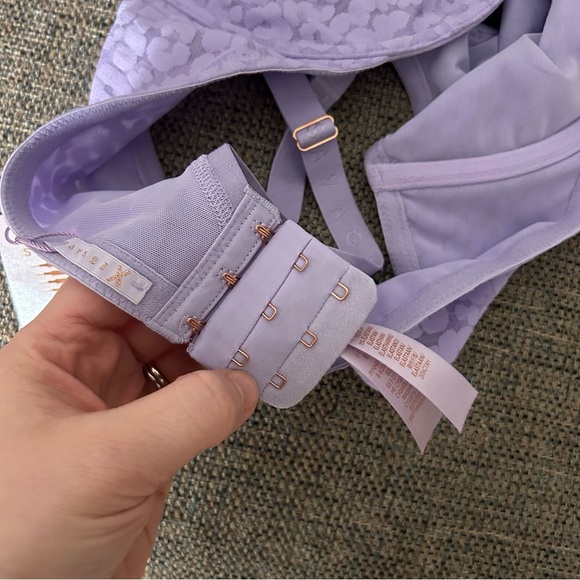 Savage X FENTY • NWT Unlined Lace Purple Leopard Bra Lingerie Size 38DD Lingerie - Picture 10 of 12